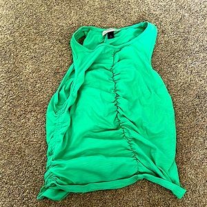 Small fitted green tank
